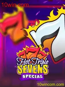 Descubra o Fascinante HotTripleSevensSpecial no 10win.com